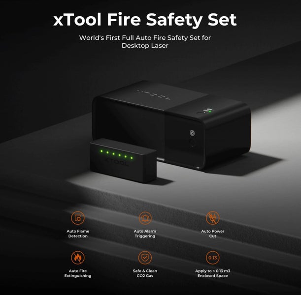 xTool Fire Safety Set: Auto Fire Detection, Fire Extinguishing Carousel 1