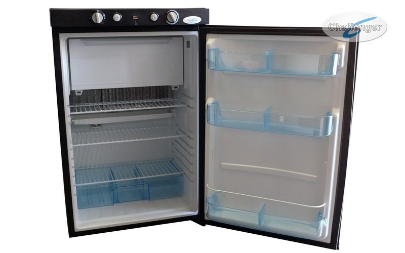 Challenger 90L 3-way Gas Fridge/Freezer Freestanding- LPG, 240V, 12V Carousel 2