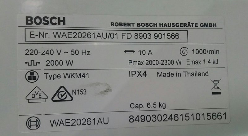 bosch wae20261au