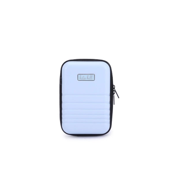 Kate Hill Bloom Tech Travel Essentials Case w Clip On Wrist Strap Blue 1.1L Carousel 1