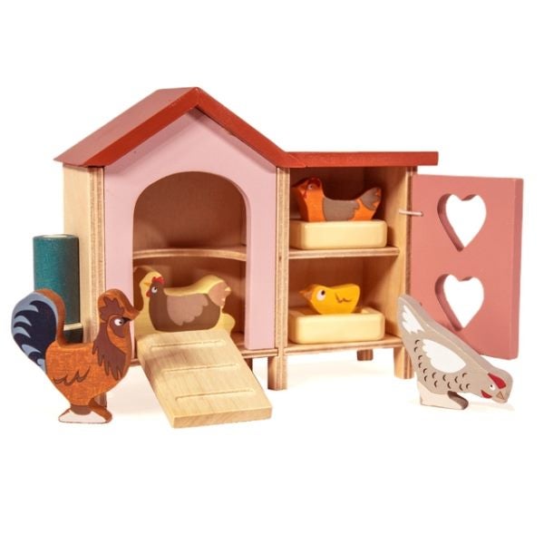Tender Leaf Toys Chicken Coop Carousel 1