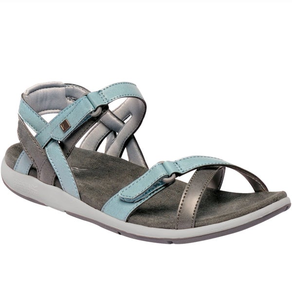 Regatta Womens Santa Cruz Strappy Adjustable Sandals - Stone Blue - 3 UK Carousel 1