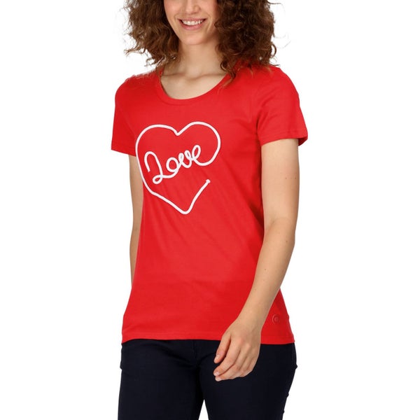 Regatta Womens Filandra VII Printed T-Shirt - Miami Red - 10 Carousel 1