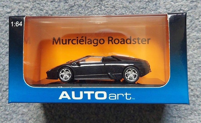 Autoart 1/64 Lamborghini Murcielago Roadster in Black RARE! *Last One* Carousel 2