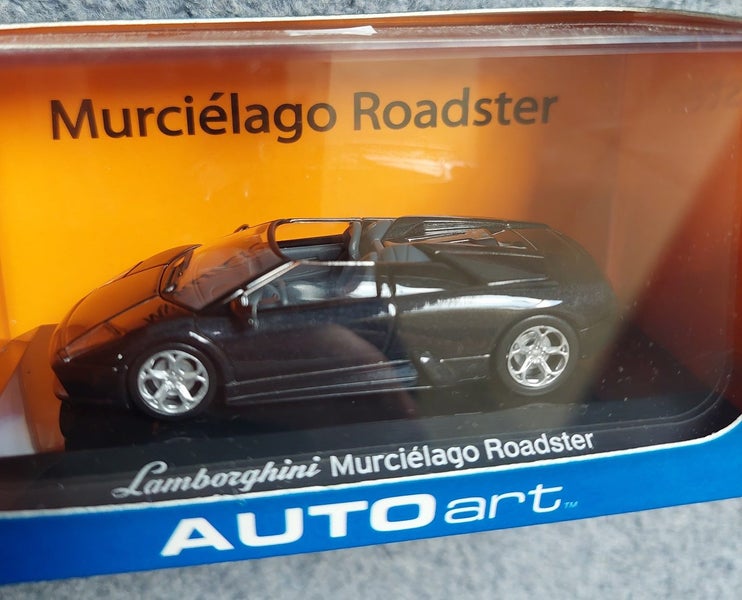 Autoart 1/64 Lamborghini Murcielago Roadster in Black RARE! *Last One* Carousel 1
