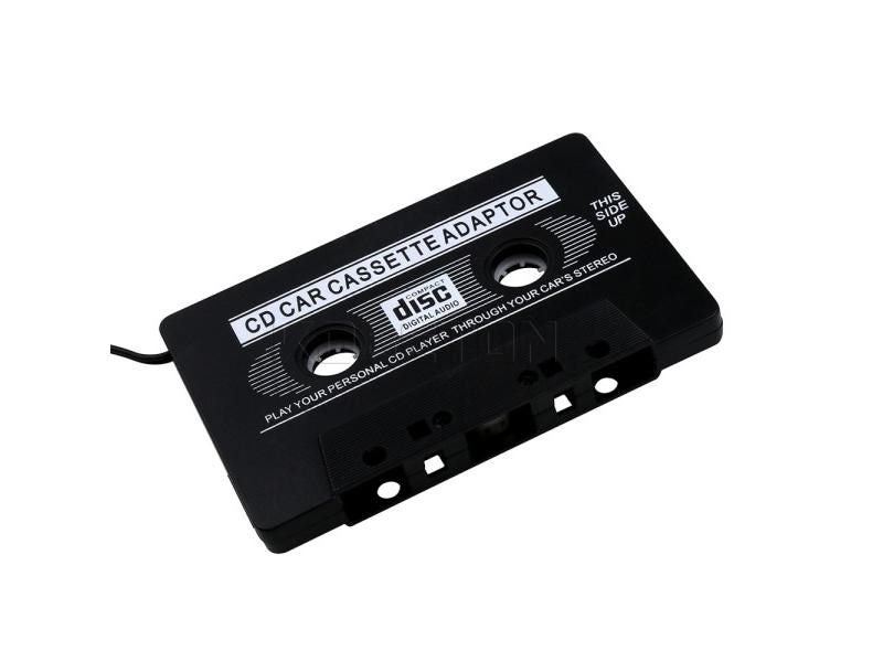 Kebidumei Car Cassette Adaptor Disc Digital Audio Tape Black For IPod / MP3 / Carousel 2