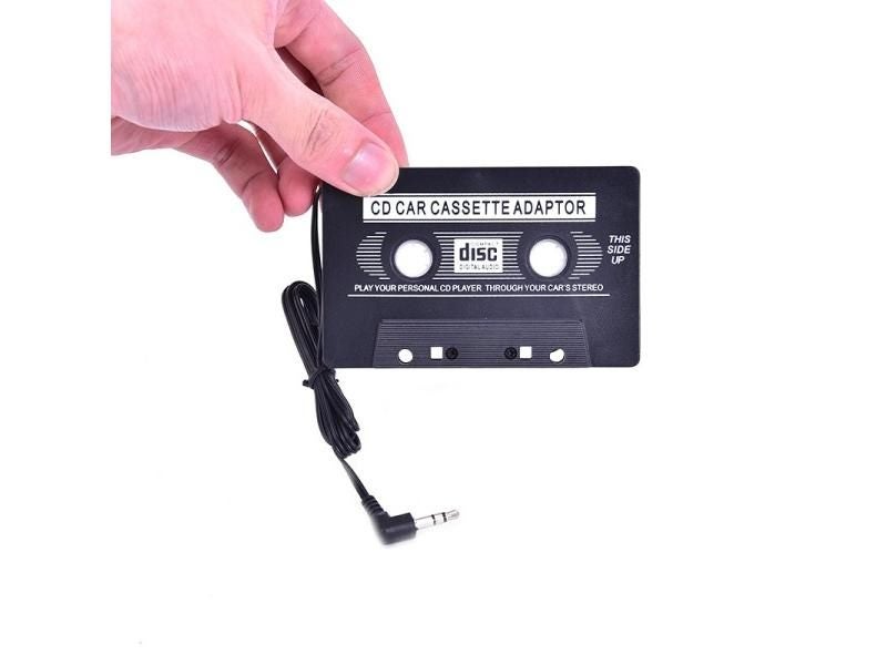 Cassette Tape Adapter For MP3 CD DVD Player Black Universal Car Cassette Car Carousel 2