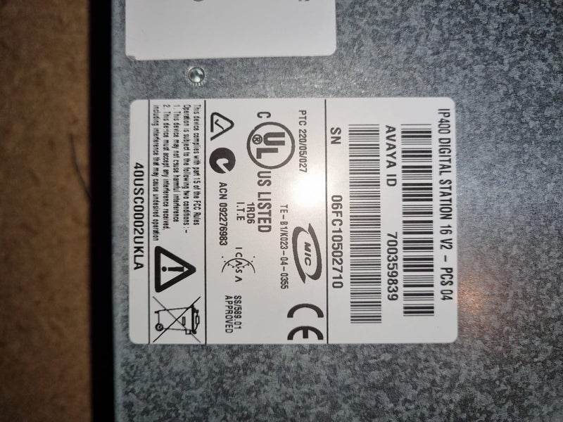 Avaya IP400 Digital 16 V2 Module Carousel 3