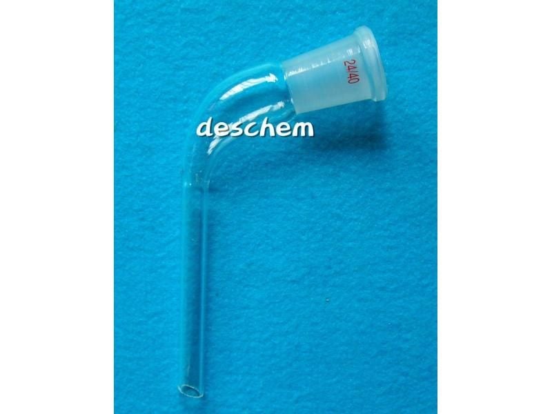 24/40 Distilling Glass Adapter 105 Degree Bend Laboratory Glassware Part Carousel 1