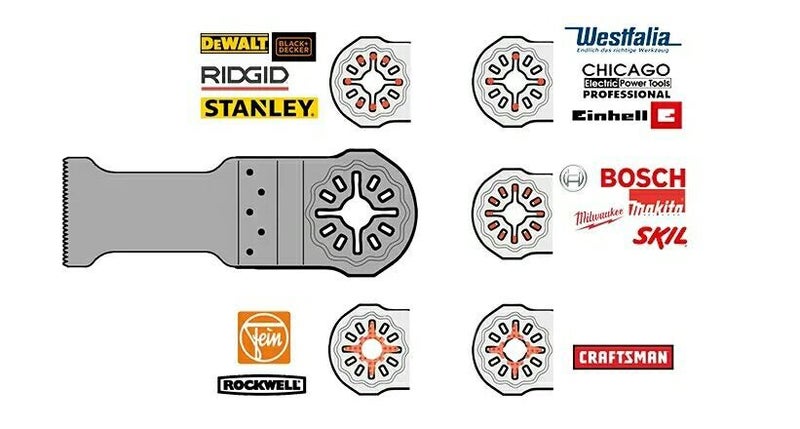 Starlock multi tool blades 45*40mm- wood plastic & plasterboard Carousel 2