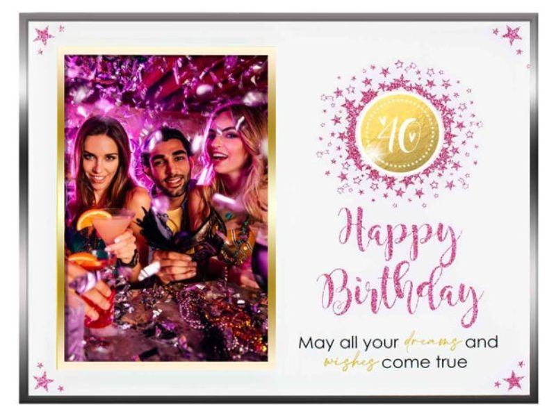 40th Glass Glitter Pf 6x4 Carousel 1