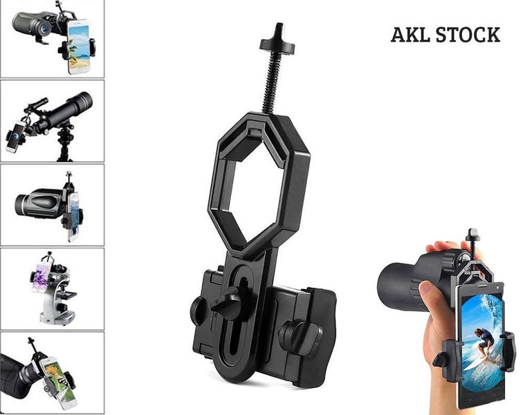 Universal Phone Adapter Mount Holder Binocular Telescope Microscope Carousel 1