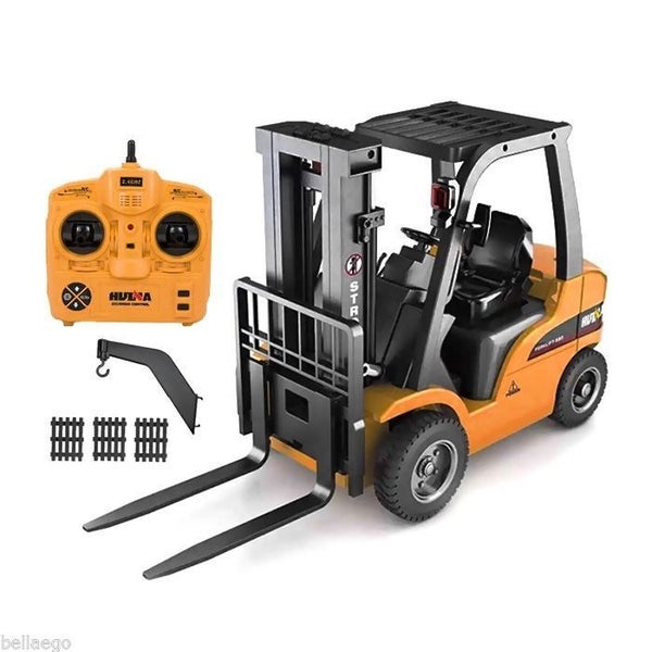 Fully Steel Version HUINA 1577 2-in-1 RC Forklift Carousel 2