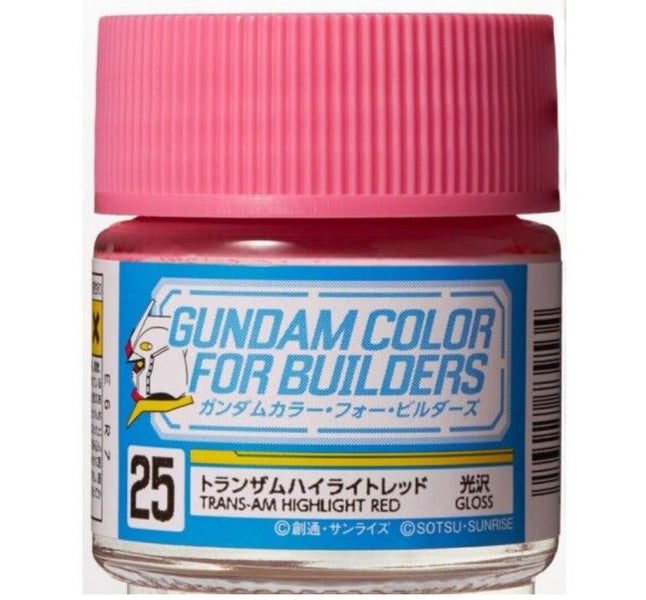 MR GUNDAM COLOR -UG25- TRANS-AM HIGHLIGHT RED ANIME VER 10ML Carousel 1