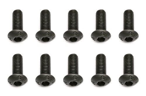 Team Associated 3x0.5x8mm Button Head Hex Screw (6) Carousel 1