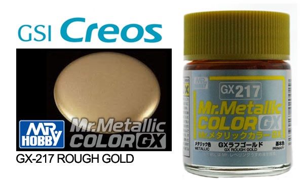 Gunze - GX217 Mr Metallic Color GX Rough Gold Carousel 1