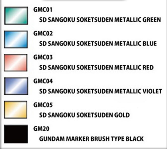 [D] Gunze - GMS100C Gundam Marker Set Carousel 2