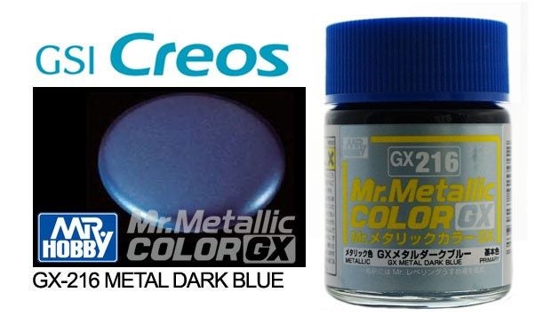 Gunze - GX216 Mr Metallic Color GX Dark Blue Carousel 1