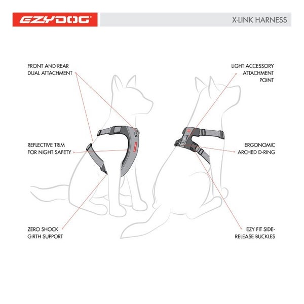 Dog Harness - ED X-Link Large (Khaki) Carousel 5