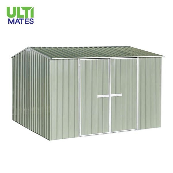 3030 x 3030 x 2090mm Ulti-mates Garden Shed Gable Roof Hazy Grey Carousel 1