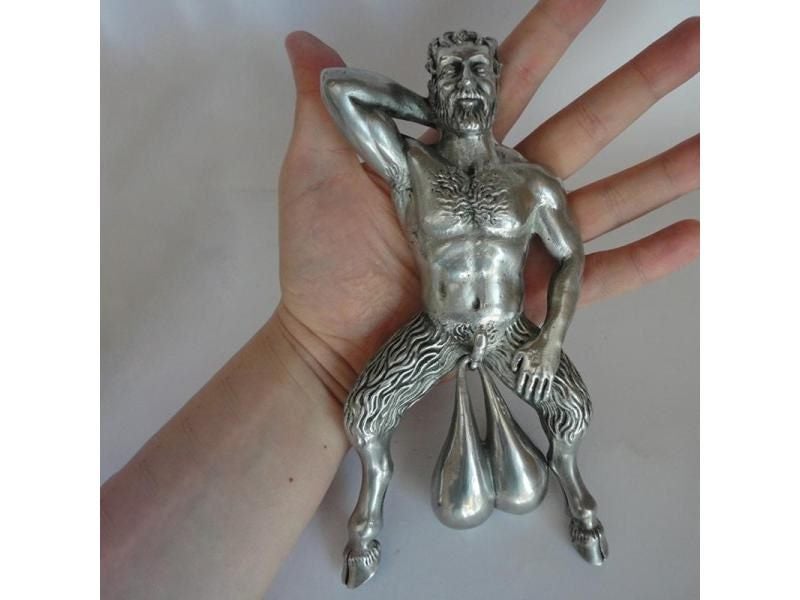 Funny Old Man With Balls Egg Door Knocker Pendant Decoration Gift Carousel 2
