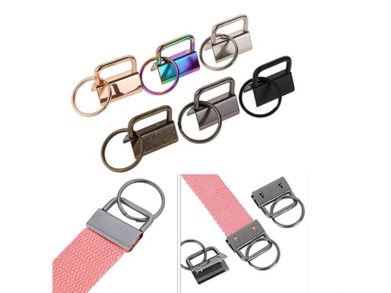 10PCS 26mm Keychain Split Ring With Key Ring For Lanyard Accessories Carousel 2