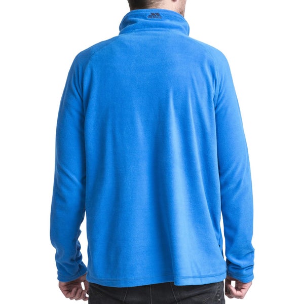 Trespass Mens Blackford Half Zip Pullover Fleece - Bright Blue - XXL Carousel 2
