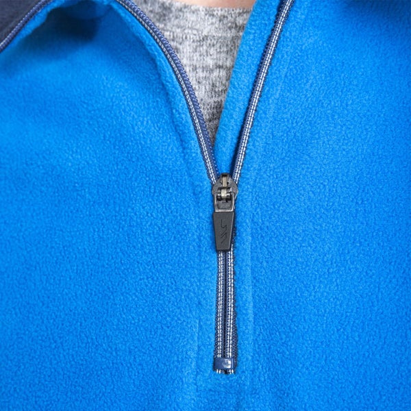 Trespass Mens Blackford Half Zip Pullover Fleece - Bright Blue - XXL Carousel 3