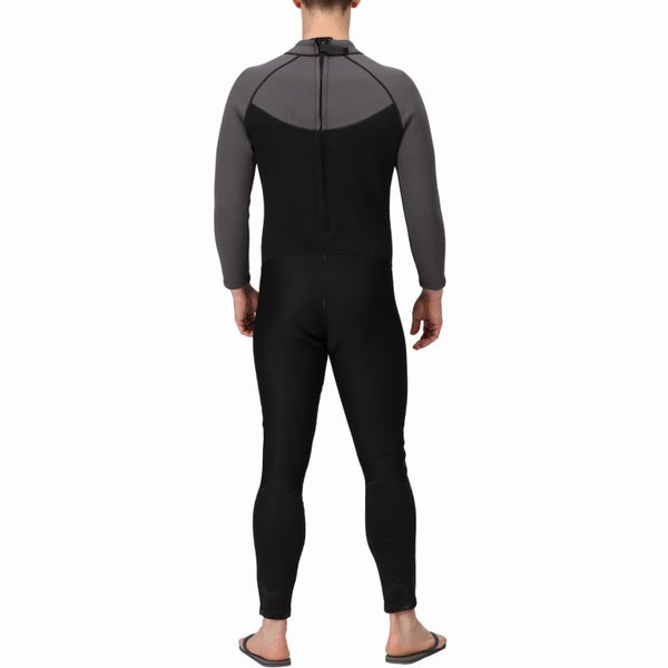 Regatta Mens Lightweight Quick Drying Full Wetsuit - Black/Dark Grey - XL/2XL Carousel 2