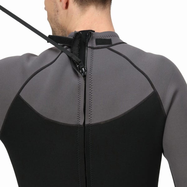 Regatta Mens Lightweight Quick Drying Full Wetsuit - Black/Dark Grey - XL/2XL Carousel 4