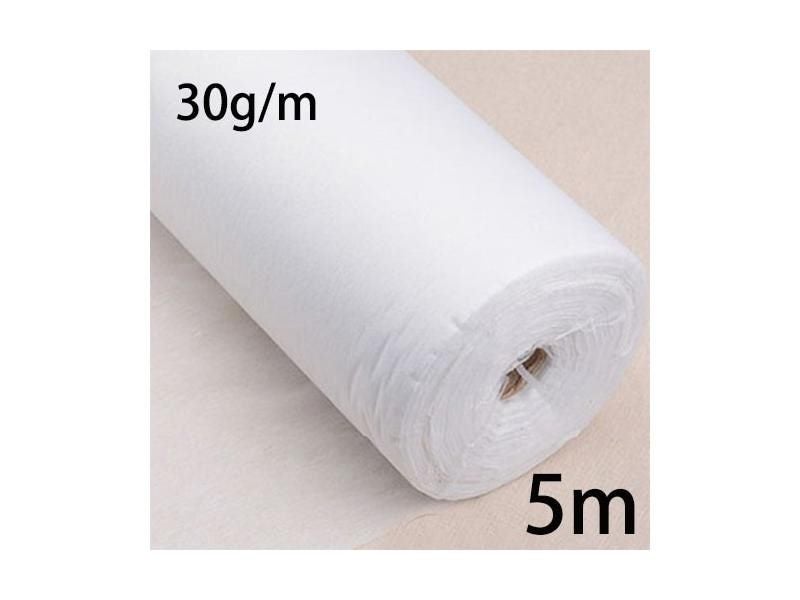 5 Meters/lot (5.4 Lightweight Non-Woven Fusible Interlining Fabric Apparel Carousel 1