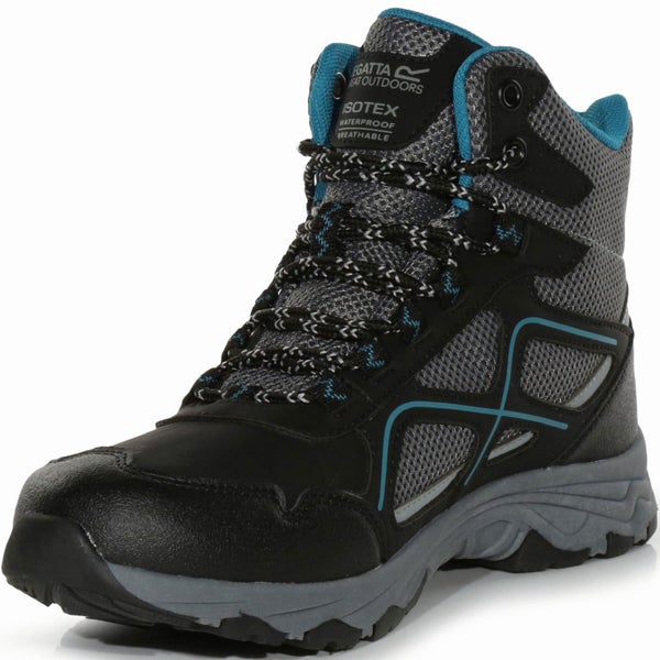 Regatta Womens Lady Vendeavour ISOTEX Walking Boots - Black/Deeplake - 5 UK Carousel 2