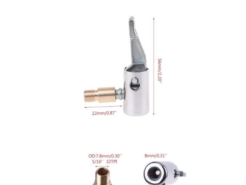 Stainless Steel Tire Chucks Air Chucks For Car Bike Motorcycles Carousel 1