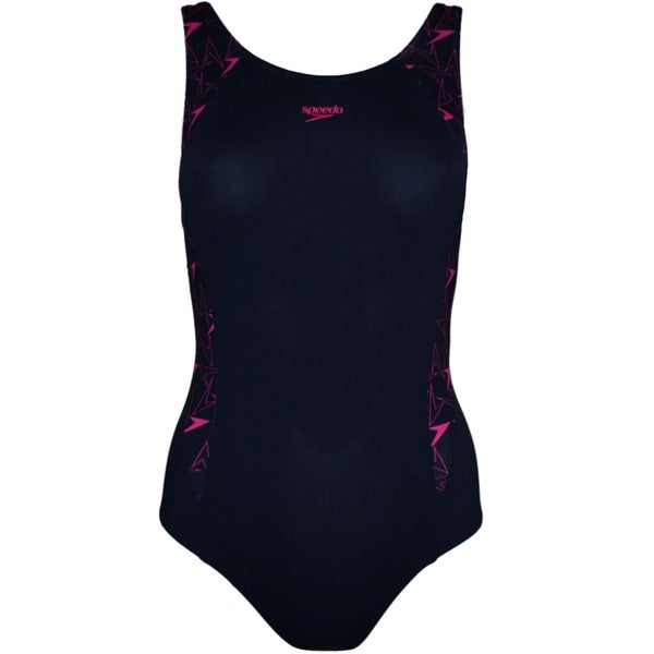 Speedo Womens Boomstar Splice Flyback One Piece Swimming Costume - 32 Carousel 1