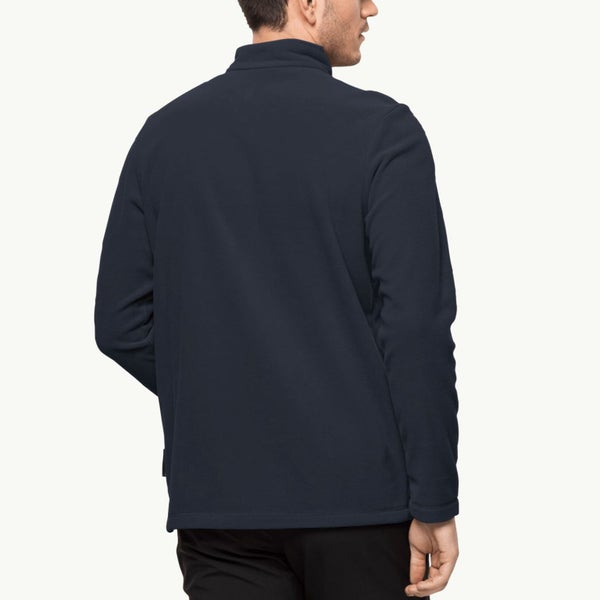 Jack Wolfskin Mens Taunus Half Zip Pullover Fleece - Night Blue - M Carousel 2