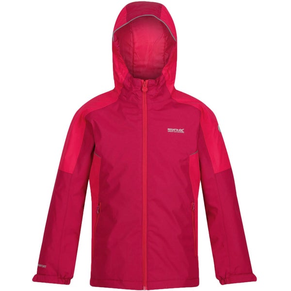 Regatta Kids Hurdle IV Waterproof Insulated Jacket - Berry Pink - 14Yrs Carousel 1