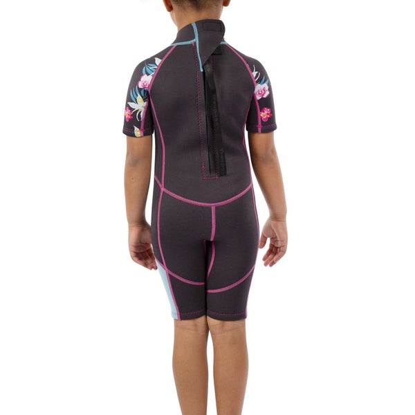 Trespass Kids Posie 3MM Short Sleeve Swimming Surfing Short Wetsuit - 7-8Y Carousel 2
