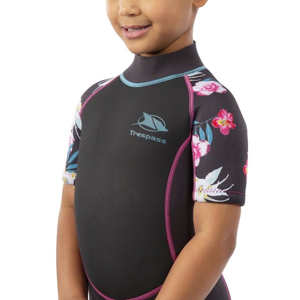 Trespass Kids Posie 3MM Short Sleeve Swimming Surfing Short Wetsuit - 7-8Y Carousel 4