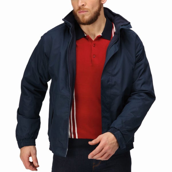 Regatta Professional Mens Dover Fleece Lined Bomber Jacket - Navy - XL Carousel 1