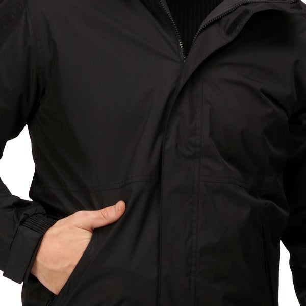 Regatta Professional Mens Dover Fleece Lined Bomber Jacket - Black - M Carousel 4
