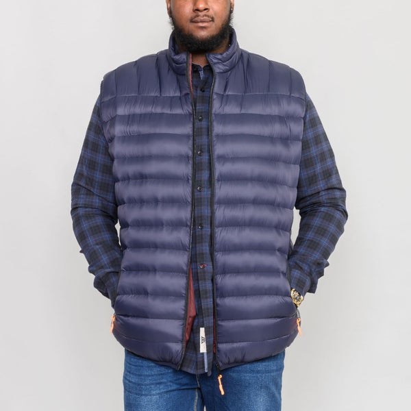 Duke D555 Mens Wickham Big Tall Kingsize Puffer Gilet - Navy Carousel 2