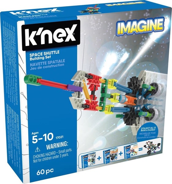 KNEX - IMAGINE SPACE SHUTTLE 60PC SET Carousel 1