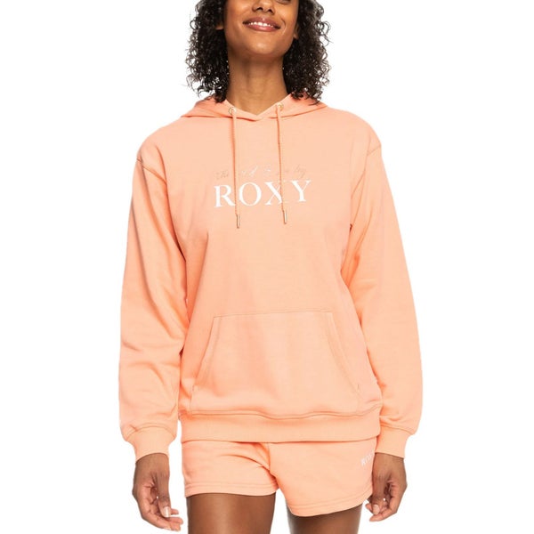 Roxy Womens Surf Stoked Pullover Sweatshirt Hoodie - Papaya Punch - XS Carousel 1