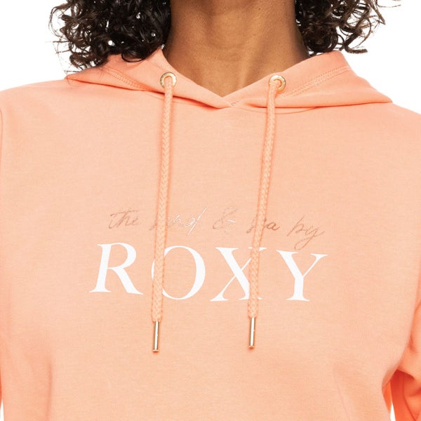 Roxy Womens Surf Stoked Pullover Sweatshirt Hoodie - Papaya Punch - XS Carousel 4