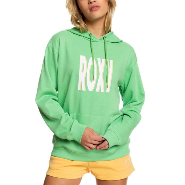 Roxy Womens That’s Rad Pullover Sweatshirt Hoodie - Absinthe Green - XS Carousel 1