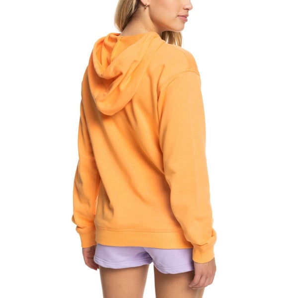 Roxy Womens That’s Rad Pullover Sweatshirt Hoodie - Mock Orange - XS Carousel 2
