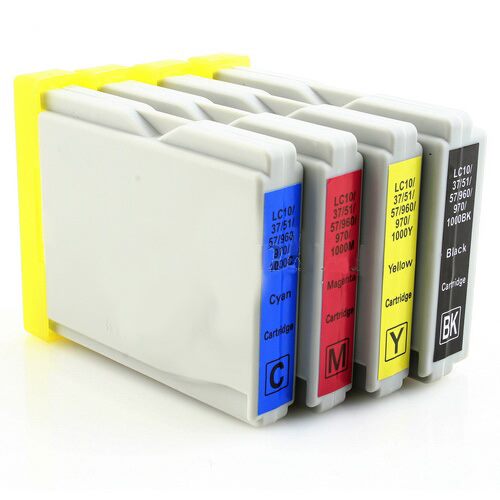 LC37 LC57 Set of 4 colours for Brother DCP130 DCP150 DCP330 MFC235C MFC240C Carousel 1