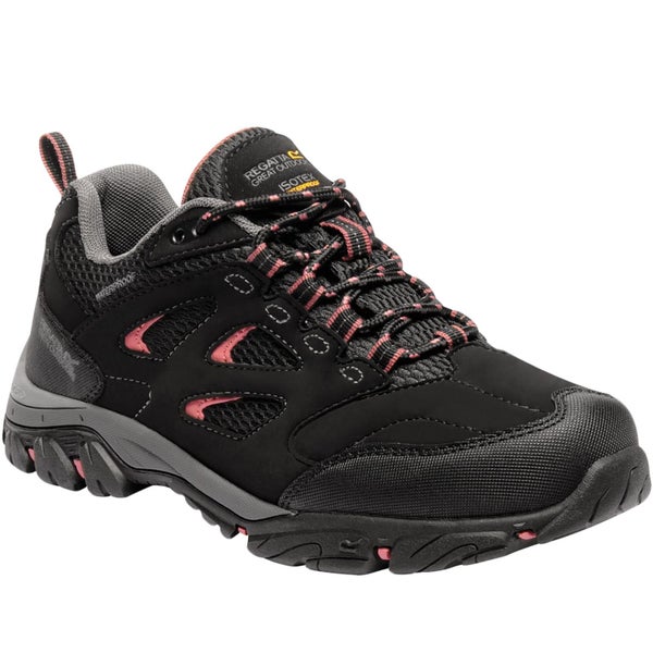 Regatta Womens Holcombe IEP Low Rise Walking Shoes Black Carousel 1