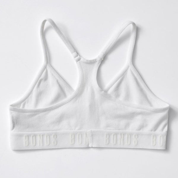 4x Bonds Sports Seamfree Racer Back Crop Top Girls Kids Training Bra UXNK2A B... Carousel 6