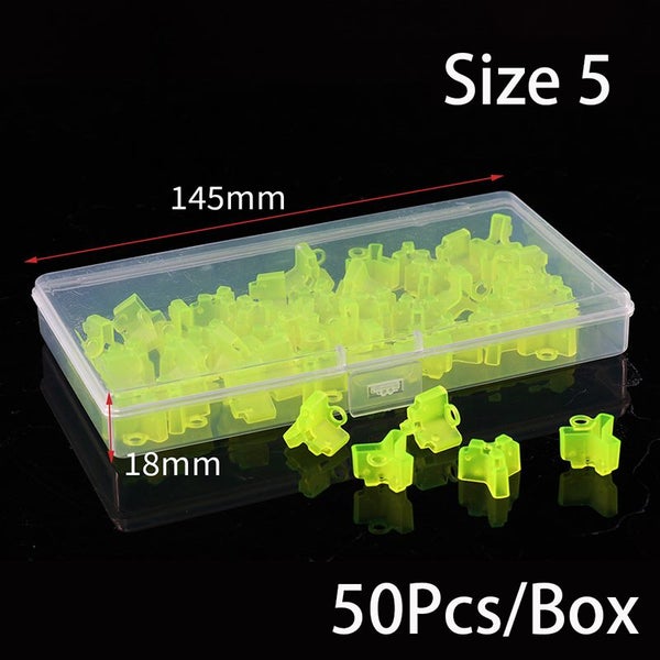 50Pcs/Box Lightweight Accessories With Slots Sleeves Tool Durable Carousel 1